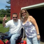 Trevor's up to his old tricks! He's back mowing listener's lawns! Here he is in Perry Center at Tonya's house. Maybe he'll mow for you next!