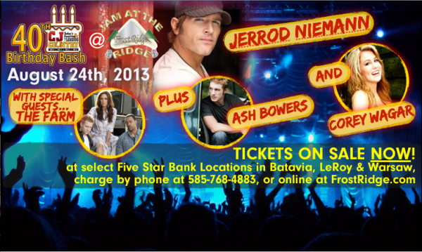 CJ’S 40TH “BIRTHDAY BASH” ACTS ADDED!