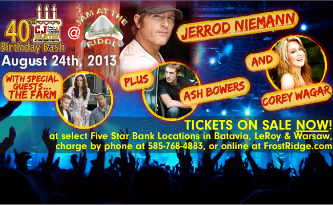 CJ’S 40TH “BIRTHDAY BASH” ACTS ADDED!