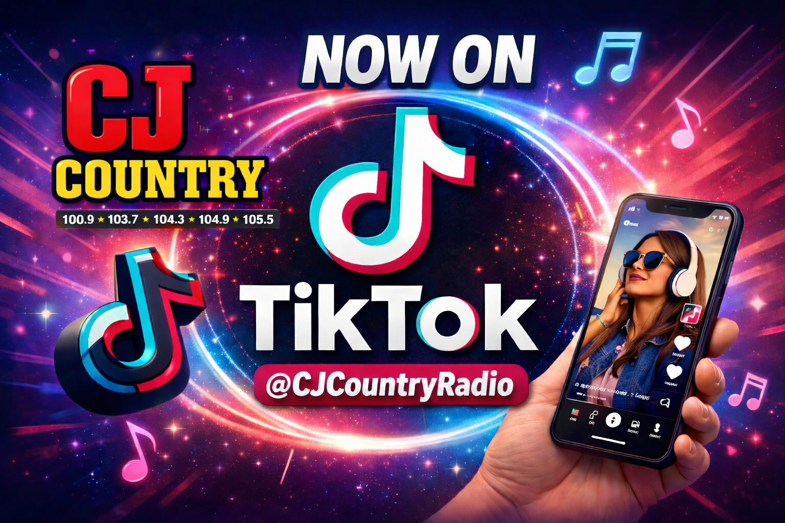 Tik Tok with new Logo