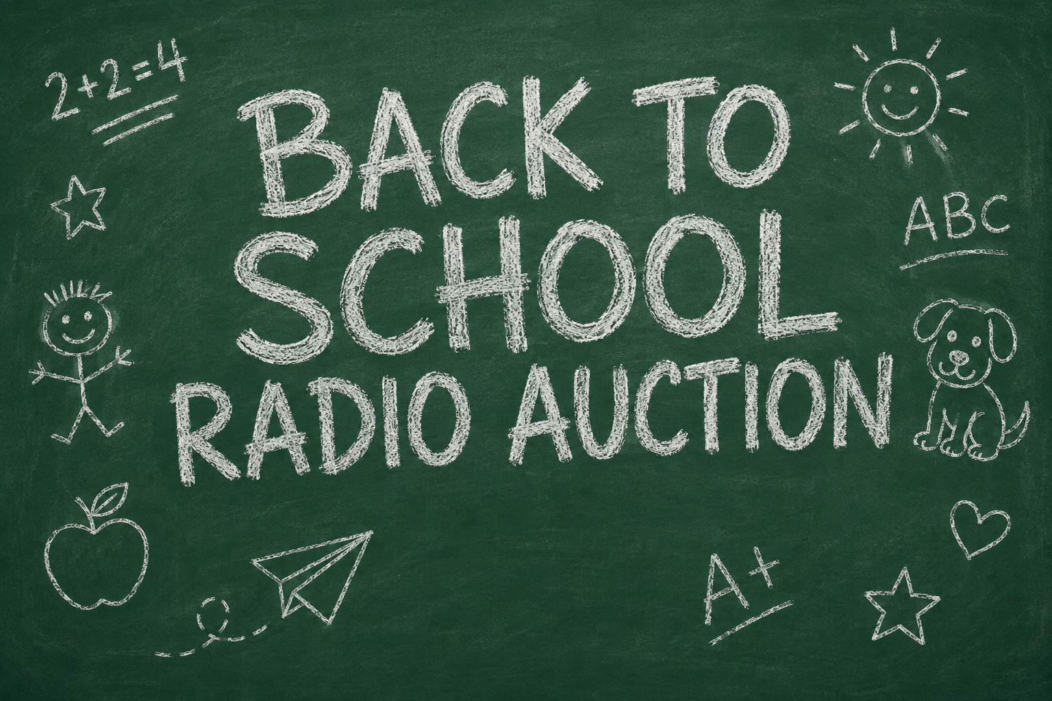 BACK TO SCHOOL RADIO AUCTION